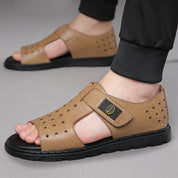 🔥Factory direct 60% off🎉Men's Summer Casual Breathable Non-slip Leather Sandals
