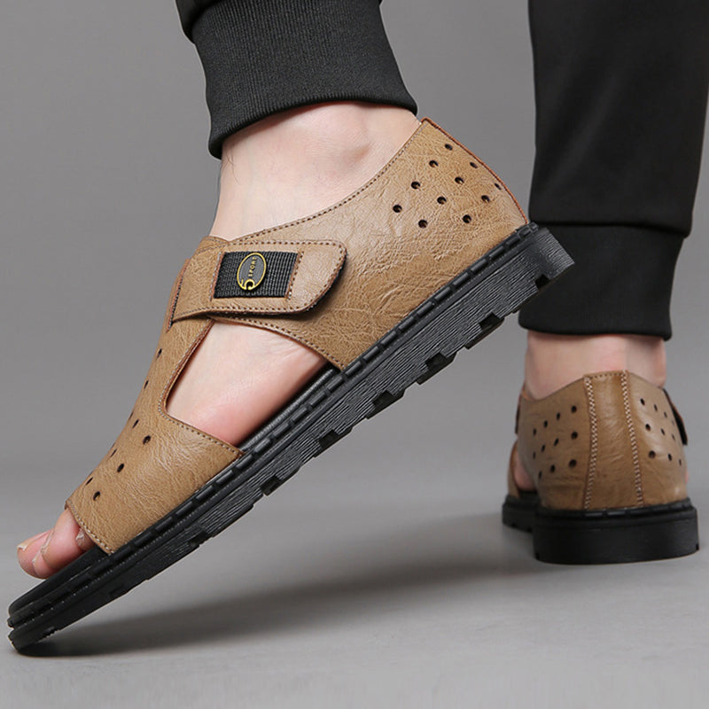 🔥Factory direct 60% off🎉Men's Summer Casual Breathable Non-slip Leather Sandals