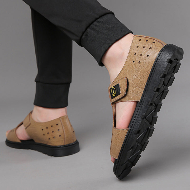 🔥Factory direct 60% off🎉Men's Summer Casual Breathable Non-slip Leather Sandals
