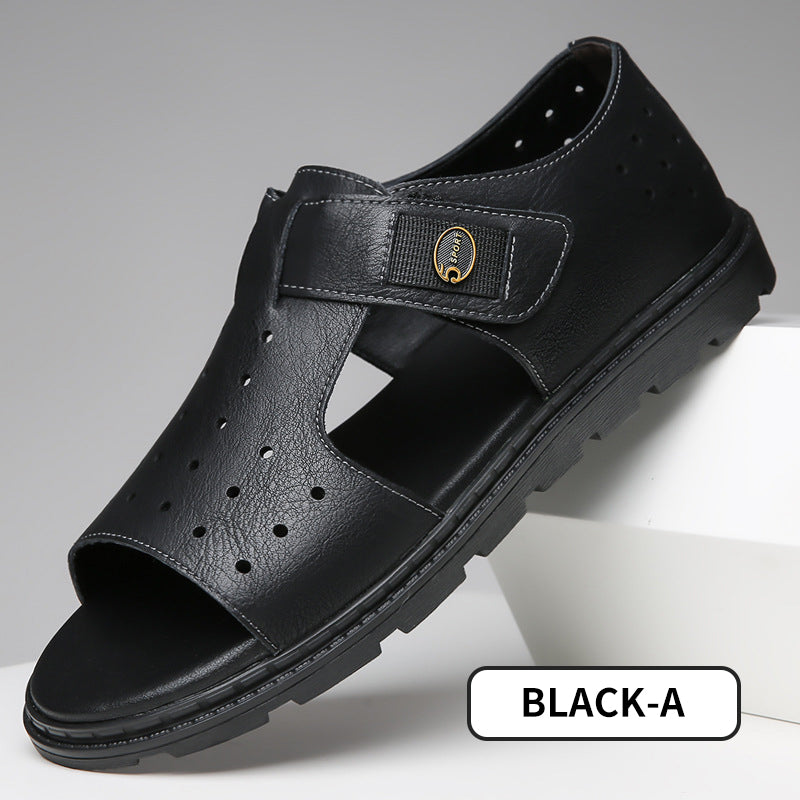 🔥Factory direct 60% off🎉Men's Summer Casual Breathable Non-slip Leather Sandals