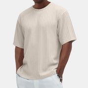 ⏳Limited time 50% OFF💥Men's Casual Versatile Textured Crew Neck T-Shirt