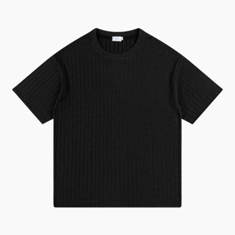 ⏳Limited time 50% OFF💥Men's Casual Versatile Textured Crew Neck T-Shirt