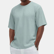 ⏳Limited time 50% OFF💥Men's Casual Versatile Textured Crew Neck T-Shirt