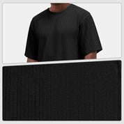 ⏳Limited time 50% OFF💥Men's Casual Versatile Textured Crew Neck T-Shirt