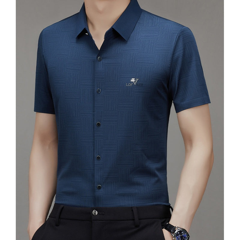 Men's Premium Textured Polo Shirt