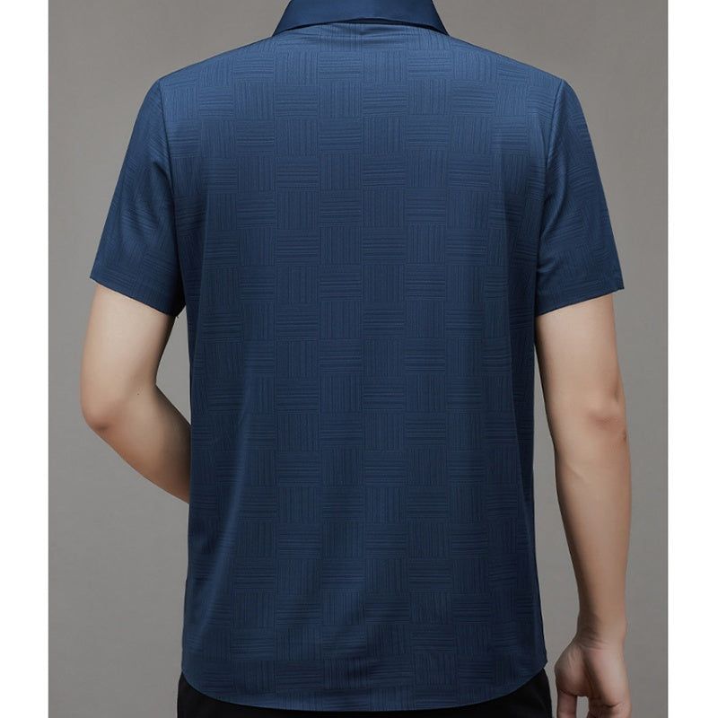 Men's Premium Textured Polo Shirt