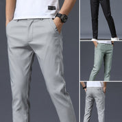 Men's Durable Stretch Straight-Leg Pants