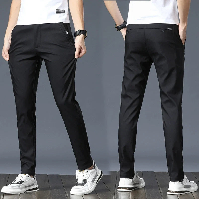 Men's Durable Stretch Straight-Leg Pants