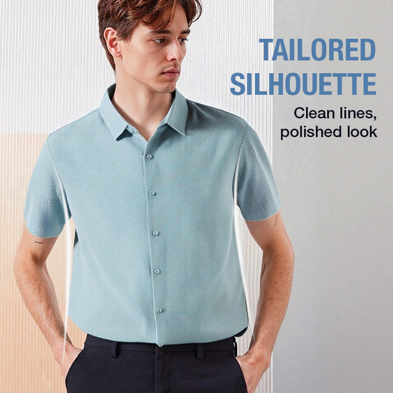 🔥55% OFF Men's Breathable Slim Fit Short Sleeve Shirt