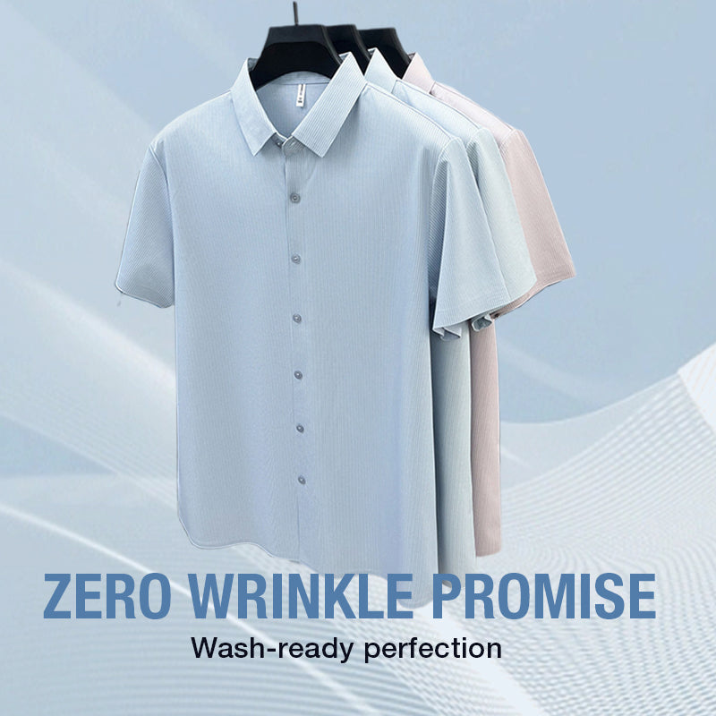🔥55% OFF Men's Breathable Slim Fit Short Sleeve Shirt