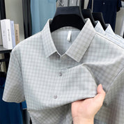 🔥55% OFF Men's Breathable Slim Fit Short Sleeve Shirt