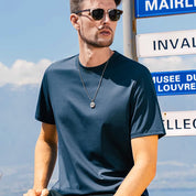 🔥Summer Hot Sale👕Classic Round Neck Short Sleeve Cotton T-Shirt