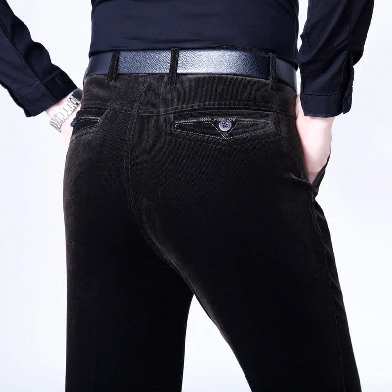 ✨Early Autumn New Arrivals🍁Men's Stretchy Corduroy Straight Long Pants