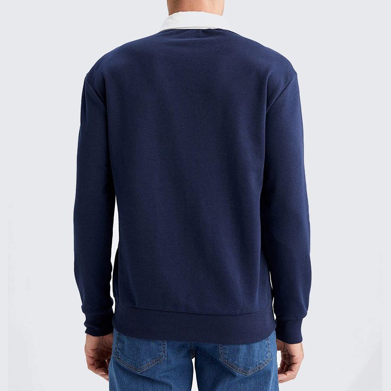 🍁🎁Men's Autumn Casual Long-sleeve Lapel Sweatshirt