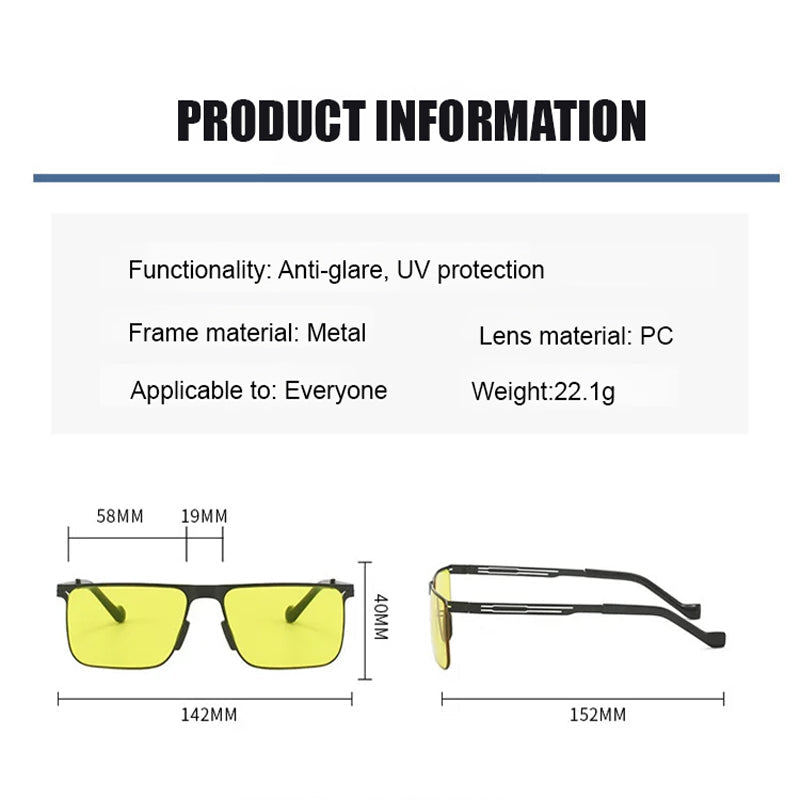 🔥Special Products👓Day And Night Photochromic Driving Night Vision Goggles