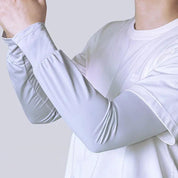 ⏳Multi-scenario fit🔥UV Protection Cooling Arm Sleeves for Men