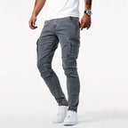 Men's Slim Fit Jeans with Functional Pockets