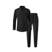 Men's Minimalist Lounge Set - Shirt & Drawstring Pants
