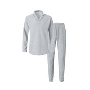 Men's Minimalist Lounge Set - Shirt & Drawstring Pants
