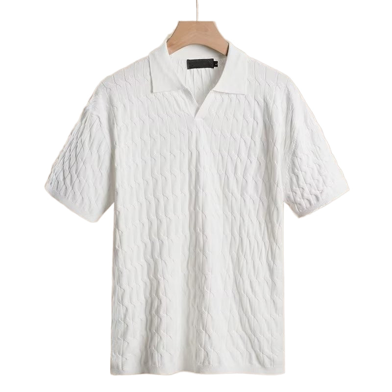 Autumn New Arrivals🌟🍁Men's Knit Turn-Down Collar Shirt