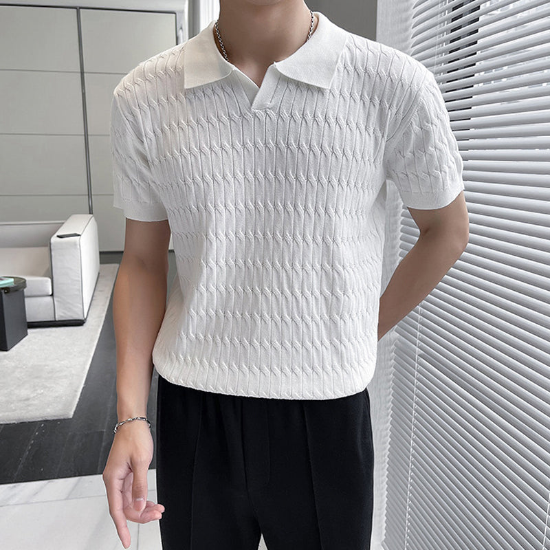 Autumn New Arrivals🌟🍁Men's Knit Turn-Down Collar Shirt