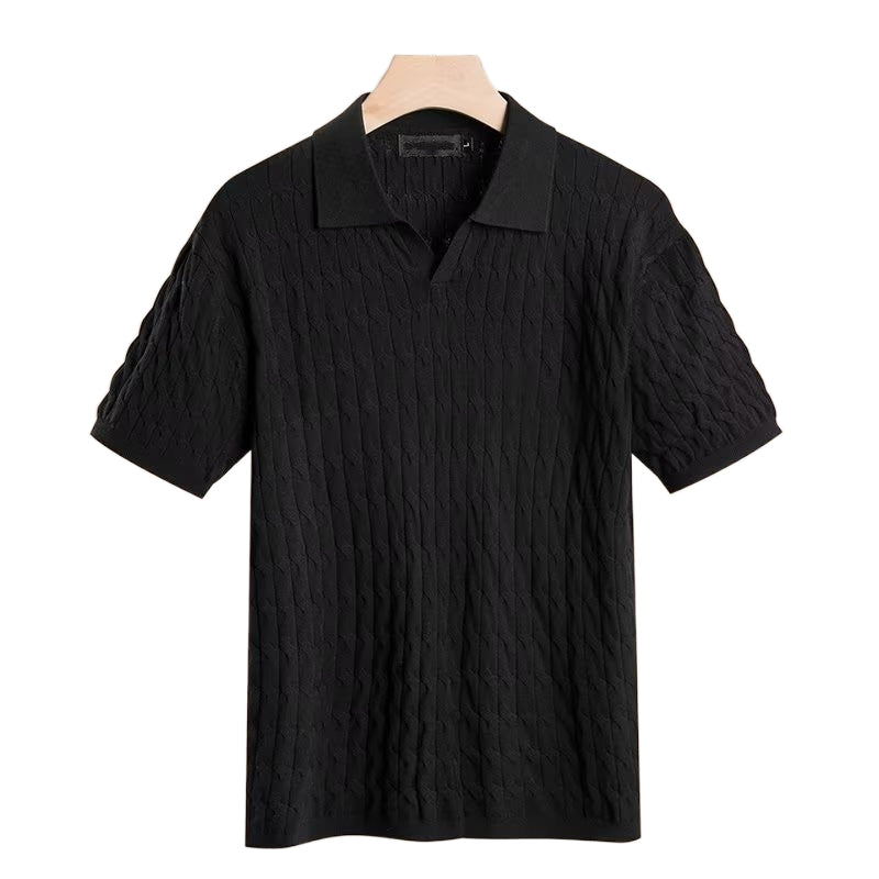 Autumn New Arrivals🌟🍁Men's Knit Turn-Down Collar Shirt