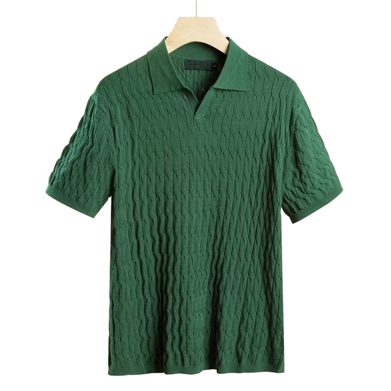 Autumn New Arrivals🌟🍁Men's Knit Turn-Down Collar Shirt