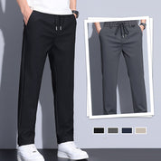 Autumn New🍁✨Men's Regular Fit Straight-Leg Drawstring Pants