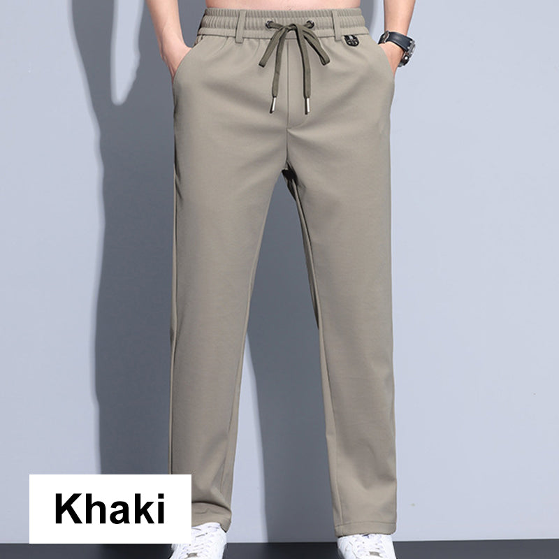 Autumn New🍁✨Men's Regular Fit Straight-Leg Drawstring Pants