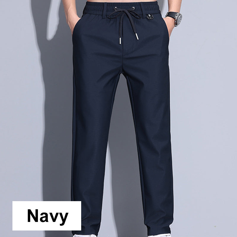 Autumn New🍁✨Men's Regular Fit Straight-Leg Drawstring Pants
