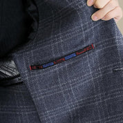 Luxury Style👑Men's Plaid Tweed Coat Jacket