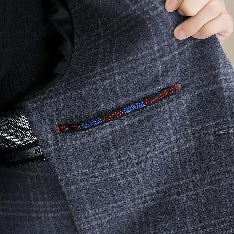 Luxury Style👑Men's Plaid Tweed Coat Jacket