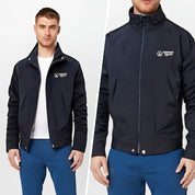 Men's Slim-Fit Utility Jacket with Stand Collar