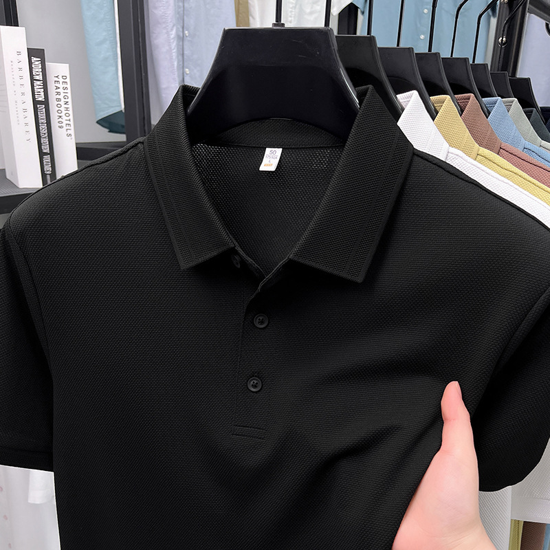Men's Casual Short Sleeve Collared Shirt
