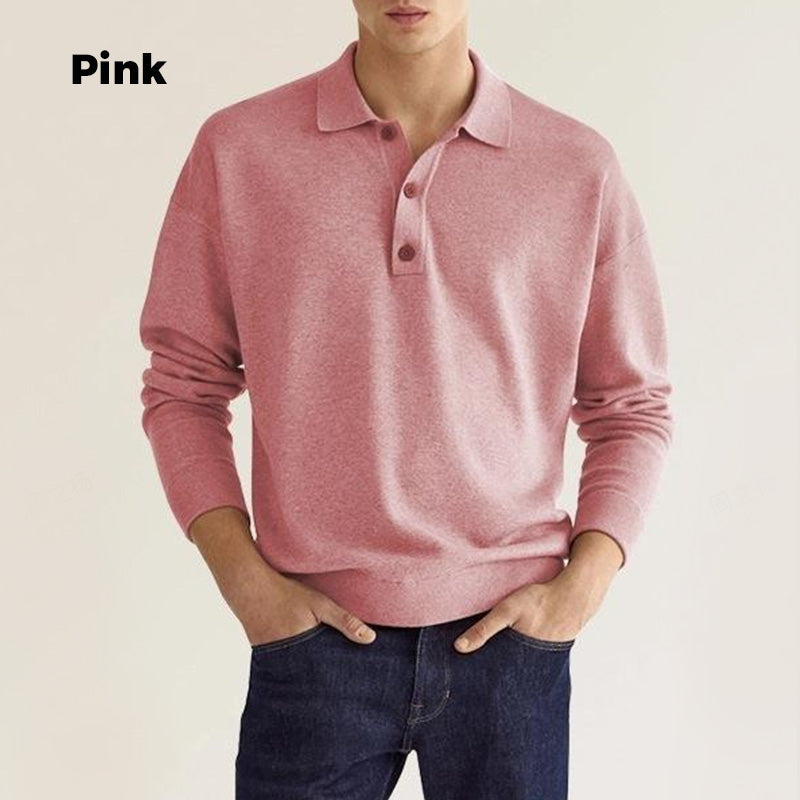 🎉Today's best discount 50% off🔥Men's Comfortable Long Sleeve Lapel Shirt