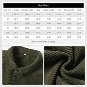 🍁Autumn New✨Men's Corduroy Shirt Button Long Sleeve Casual Blouse