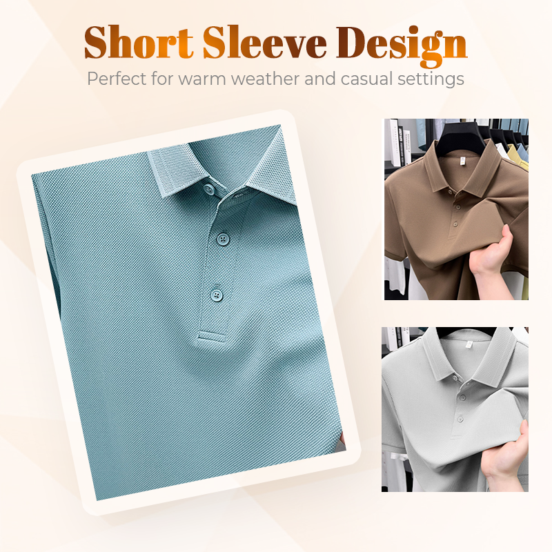 High-end series👑Men's Casual Short Sleeve Collared Shirt