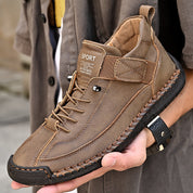 🔥HANDMADE 🔥👞Men's PU Leather Casual Shoes — Pain Be Gone!