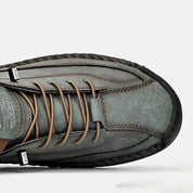 🔥HANDMADE 🔥👞Men's PU Leather Casual Shoes — Pain Be Gone!