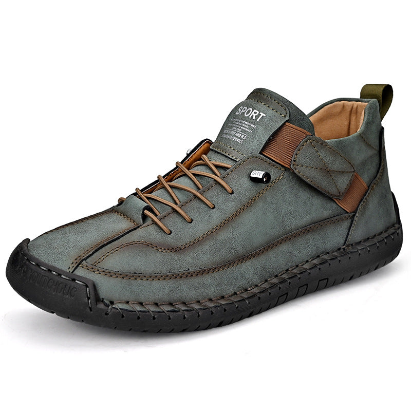 🔥HANDMADE 🔥👞Men's PU Leather Casual Shoes — Pain Be Gone!