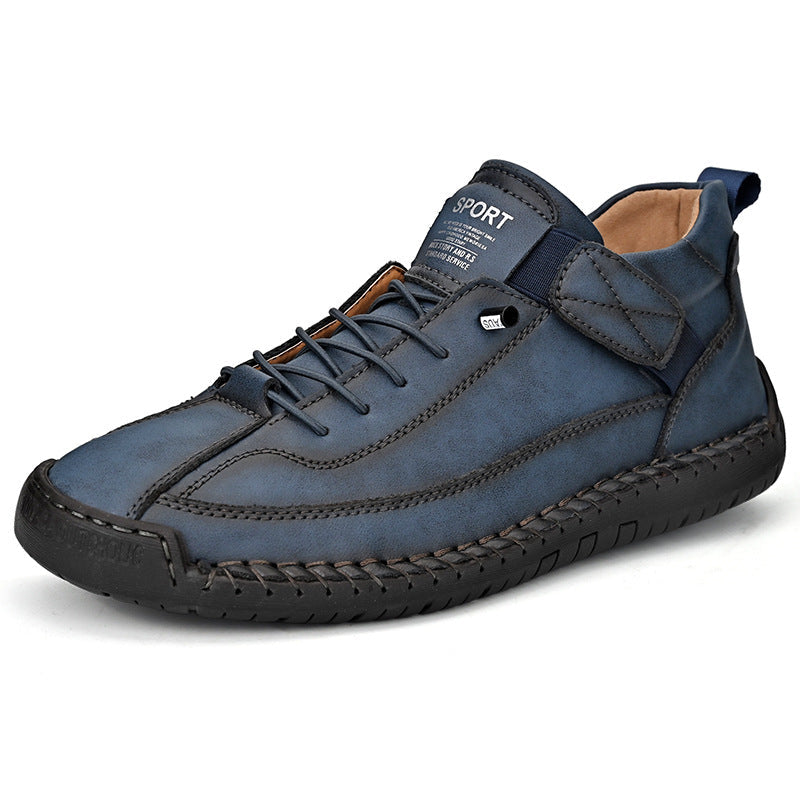 🔥HANDMADE 🔥👞Men's PU Leather Casual Shoes — Pain Be Gone!
