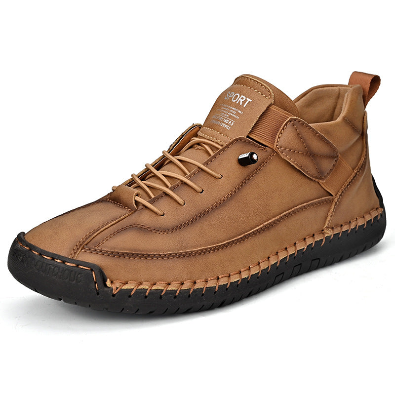 🔥HANDMADE 🔥👞Men's PU Leather Casual Shoes — Pain Be Gone!