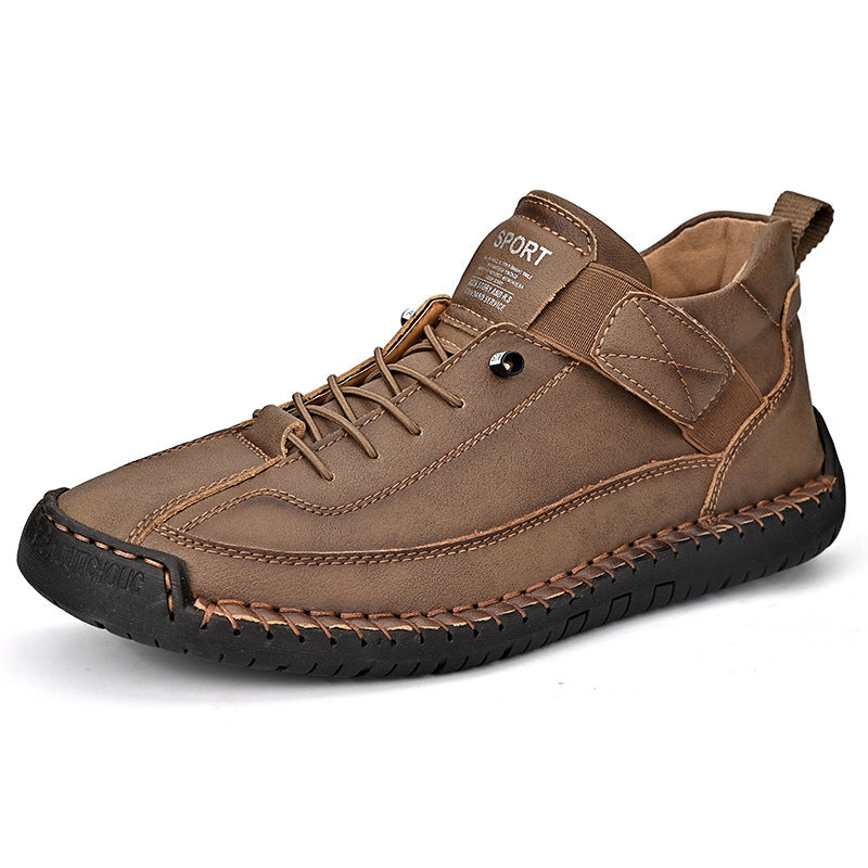 🔥HANDMADE 🔥👞Men's PU Leather Casual Shoes — Pain Be Gone!