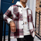 Men’s Flannel-Lined Plaid Jacket