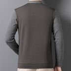 Men’s Layered Look Knit Shirt