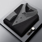 Men’s Layered Look Knit Shirt