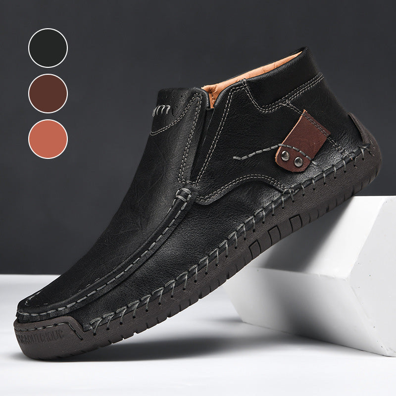🔥HANDMADE 🔥👞Men's Comfort High-Top Loafers