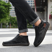 🔥HANDMADE 🔥👞Men's Comfort High-Top Loafers