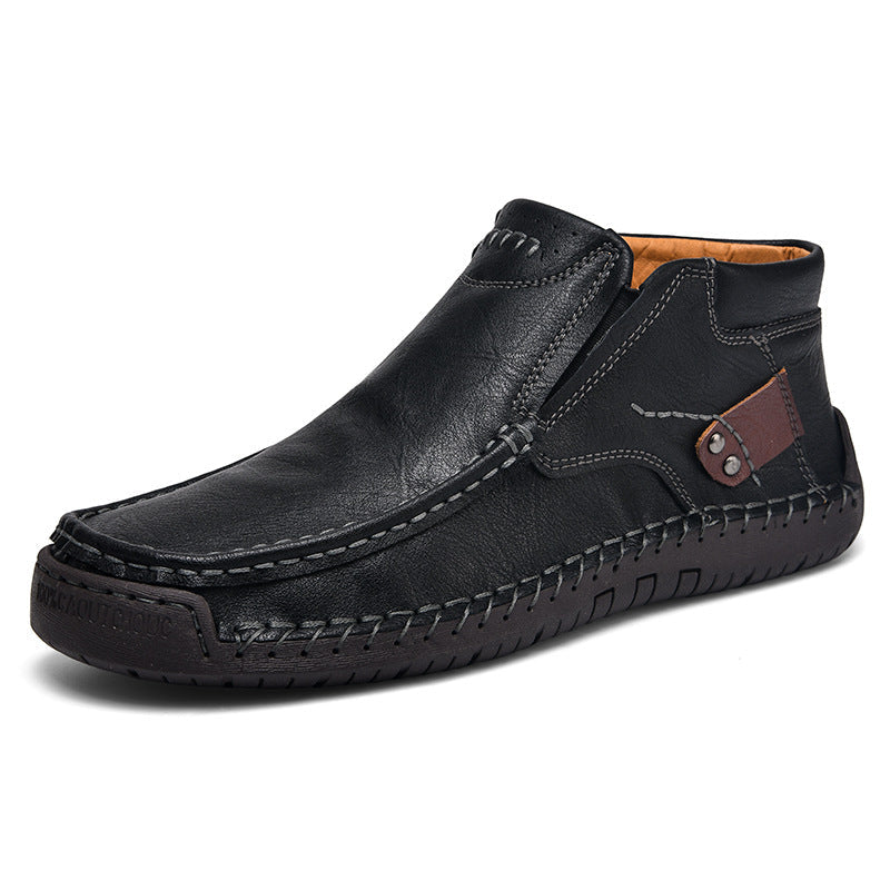 🔥HANDMADE 🔥👞Men's Comfort High-Top Loafers