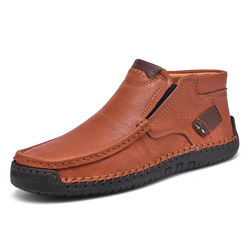 🔥HANDMADE 🔥👞Men's Comfort High-Top Loafers